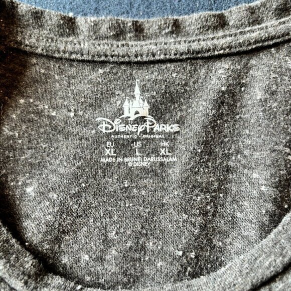 Disney Parks Minnie Mouse Tee | Charcoal Gray | Women's Large - Picture 7 of 8